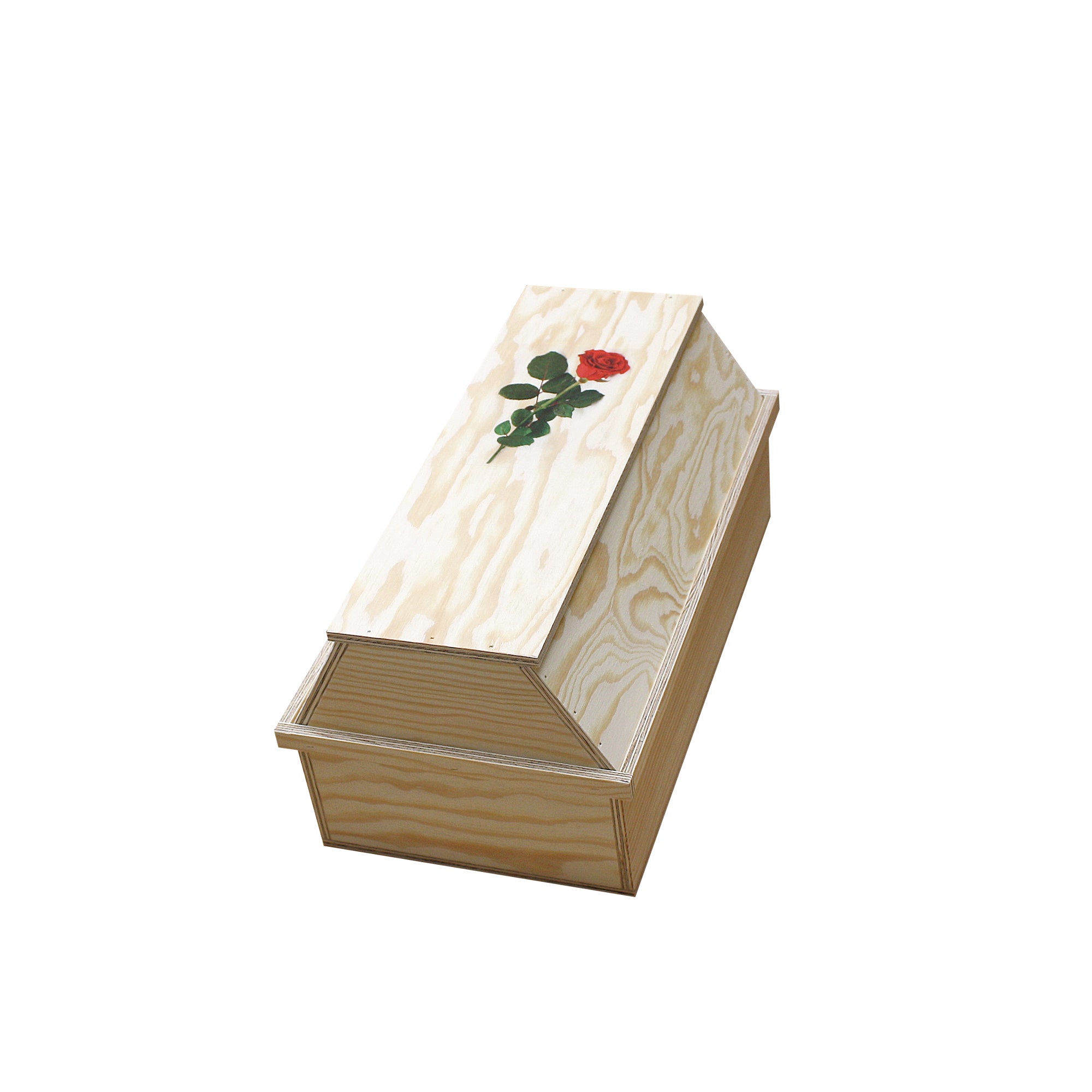 Elmato 10171 Tiersarg Sarg Beerdigung Bestattung Holz, Katzen Hunde Nager 40x21x18cm