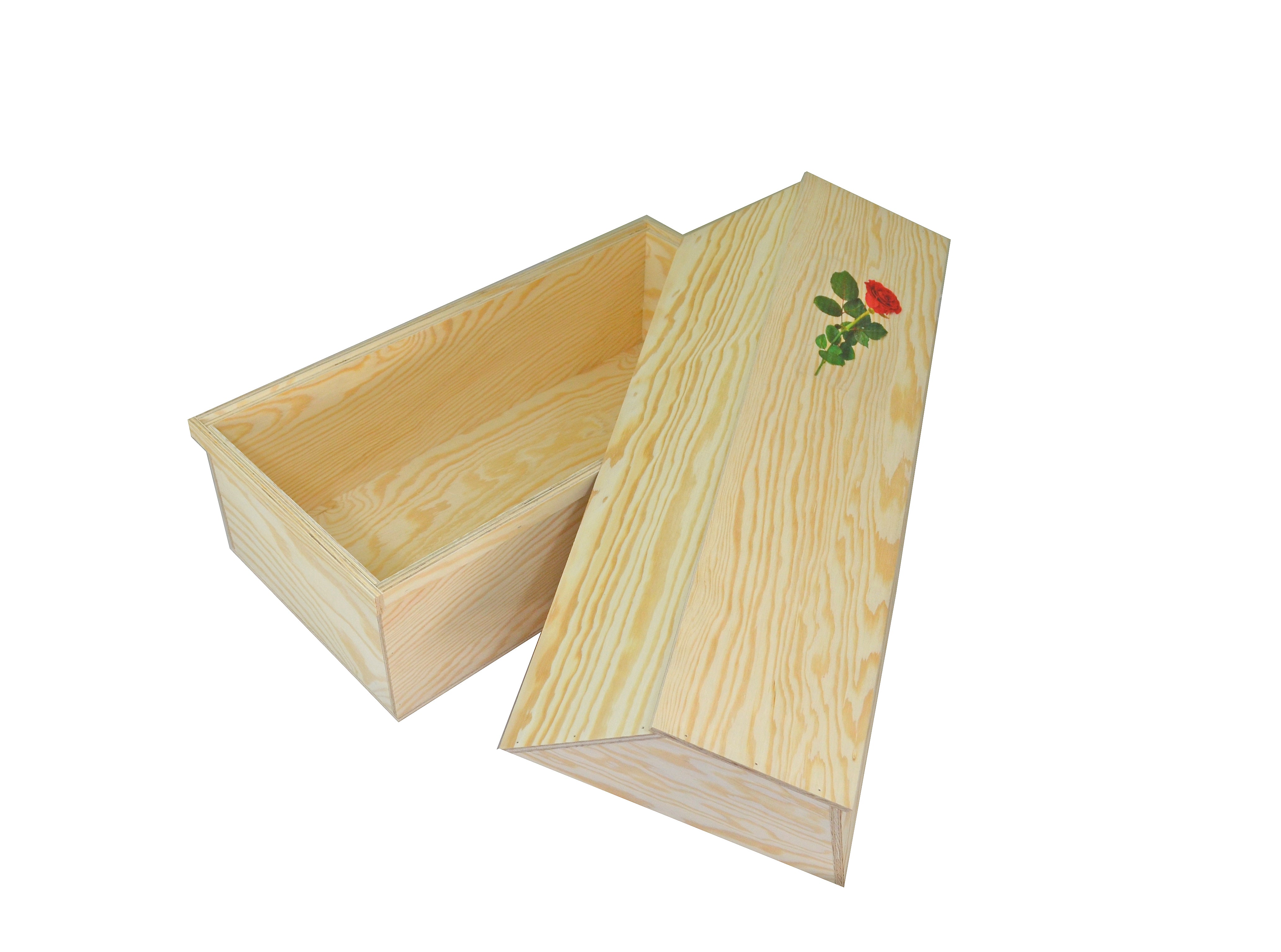 Elmato 10171 Tiersarg Sarg Beerdigung Bestattung Holz, Katzen Hunde Nager 40x21x18cm
