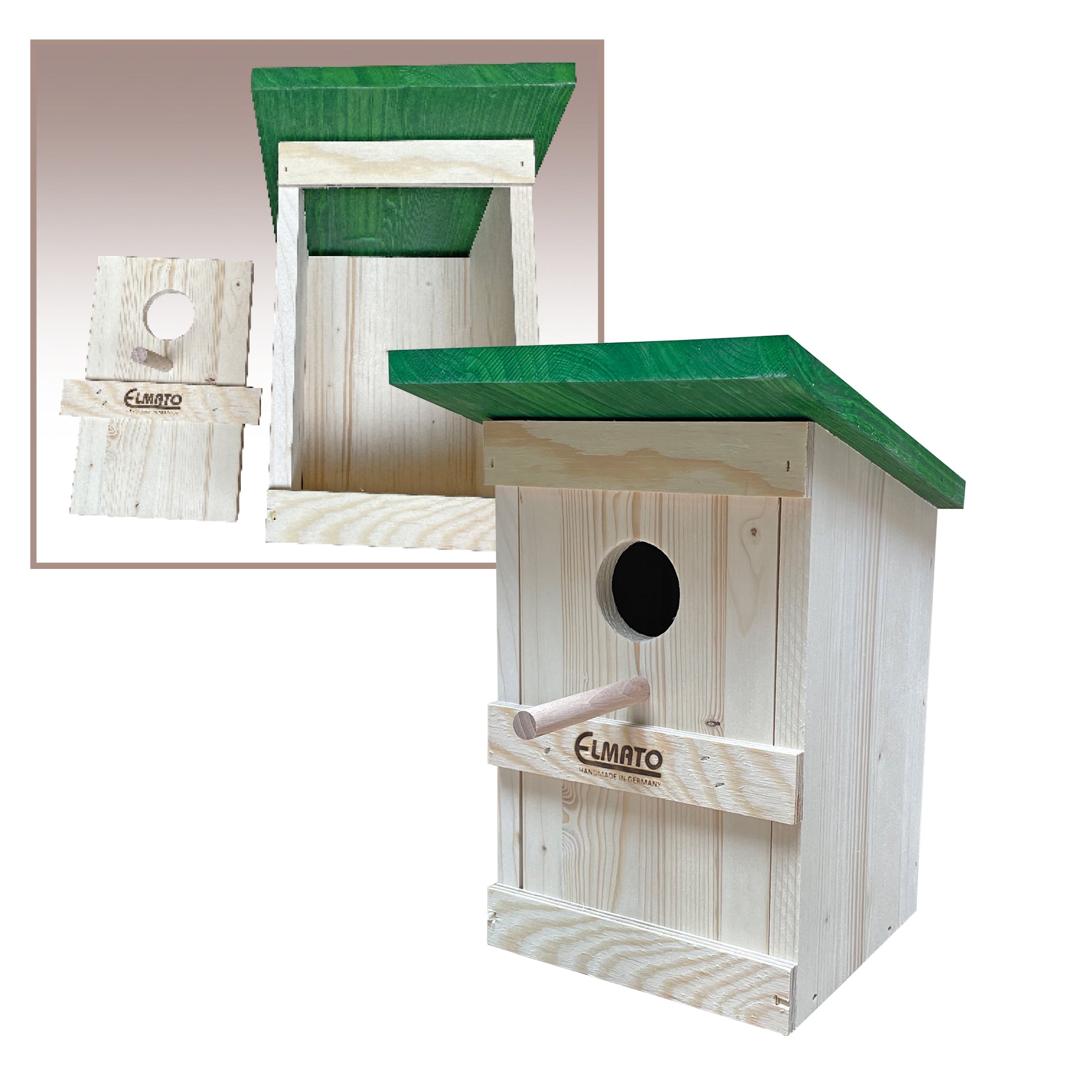 Elmato Staren Kobel, Nistplatz aus Fichte