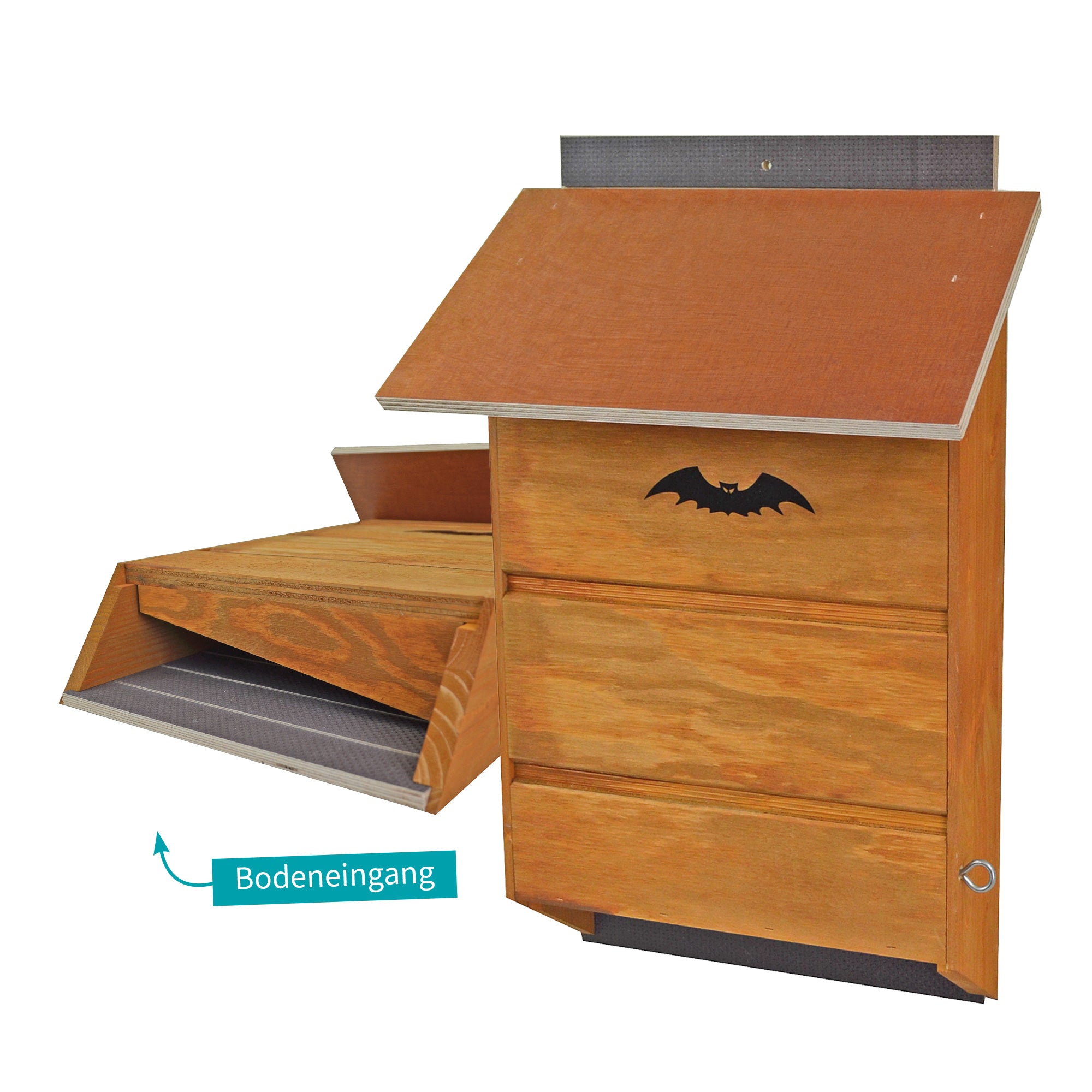 Elmato Fledermaus Kasten aus Holz, wetterfest