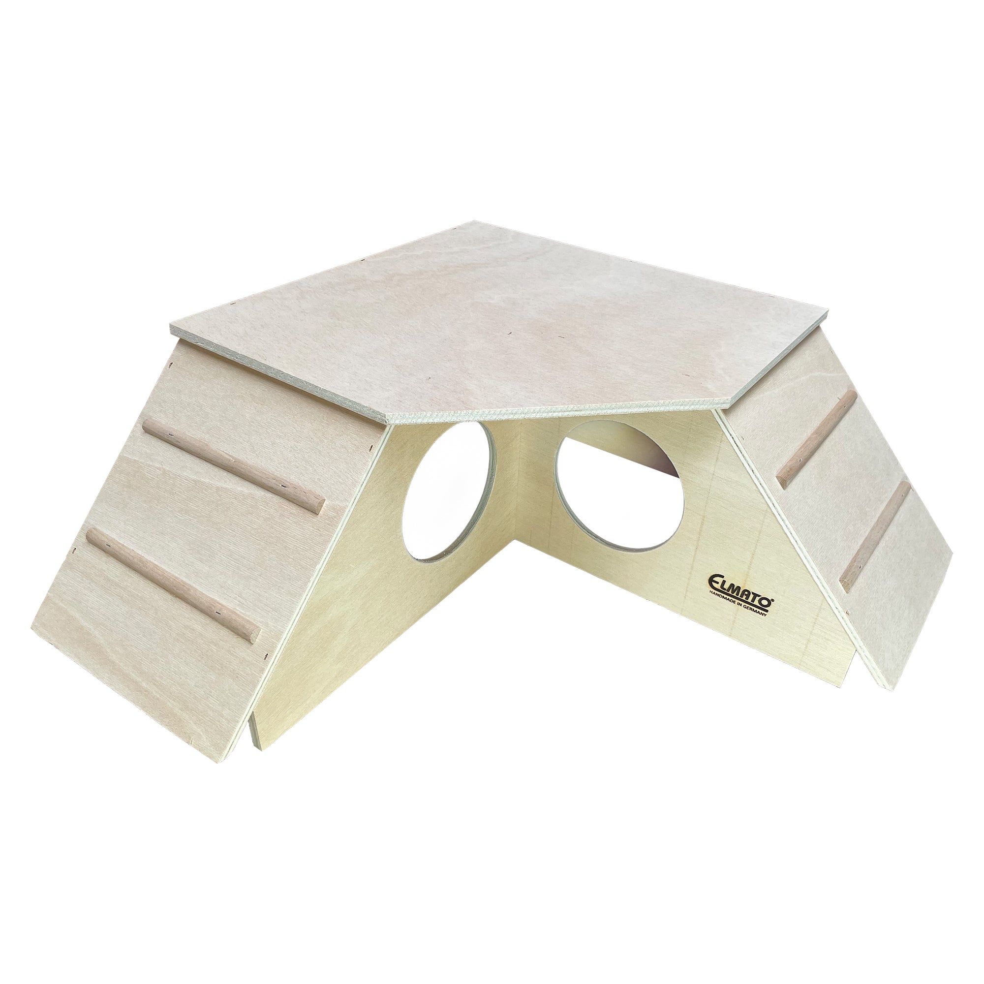Elmato Winkelkletterburg groß, 53x53x20 cm