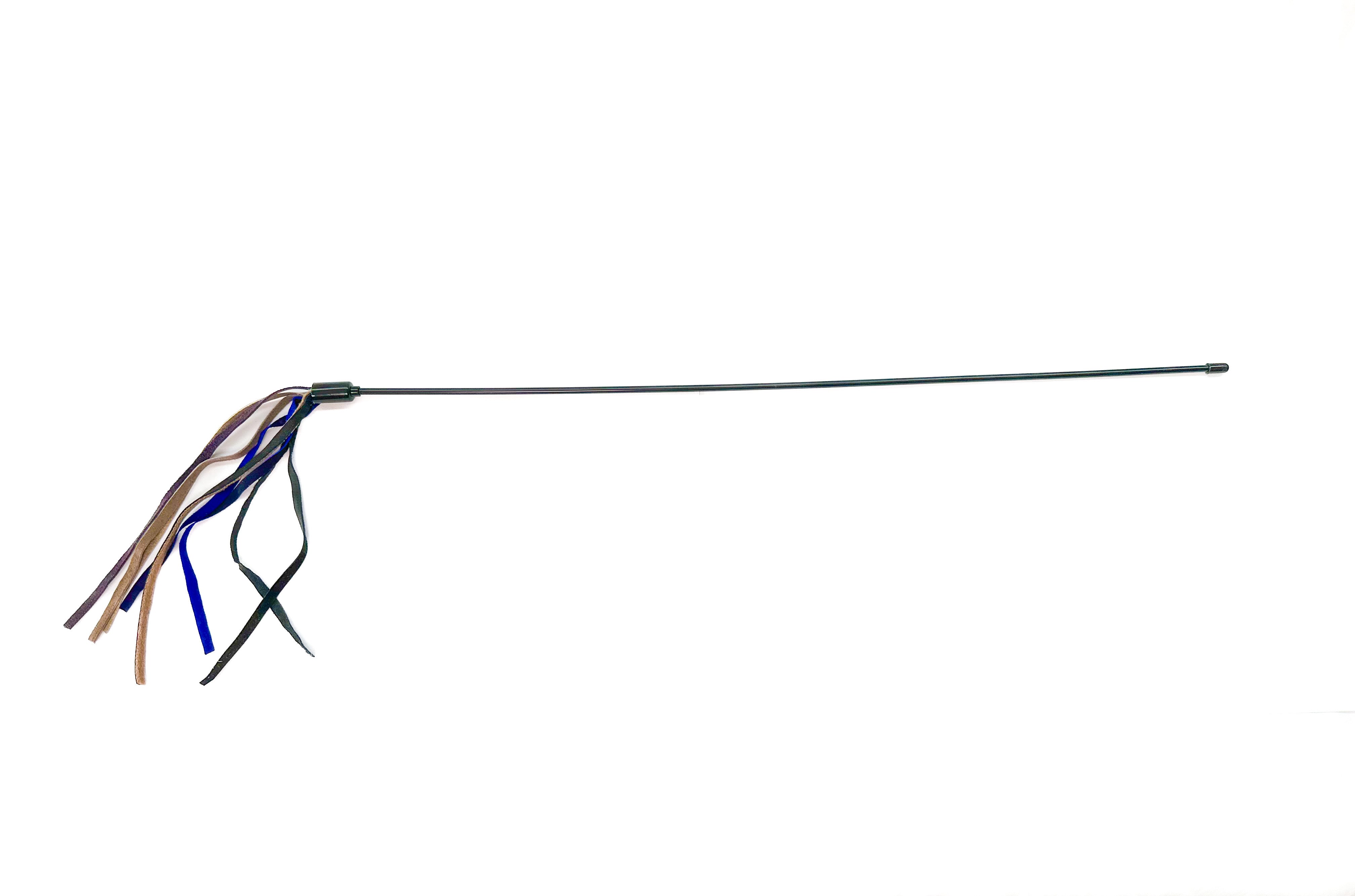 Elmato Spielstab Lederbändchen Kunststoff 65 cm