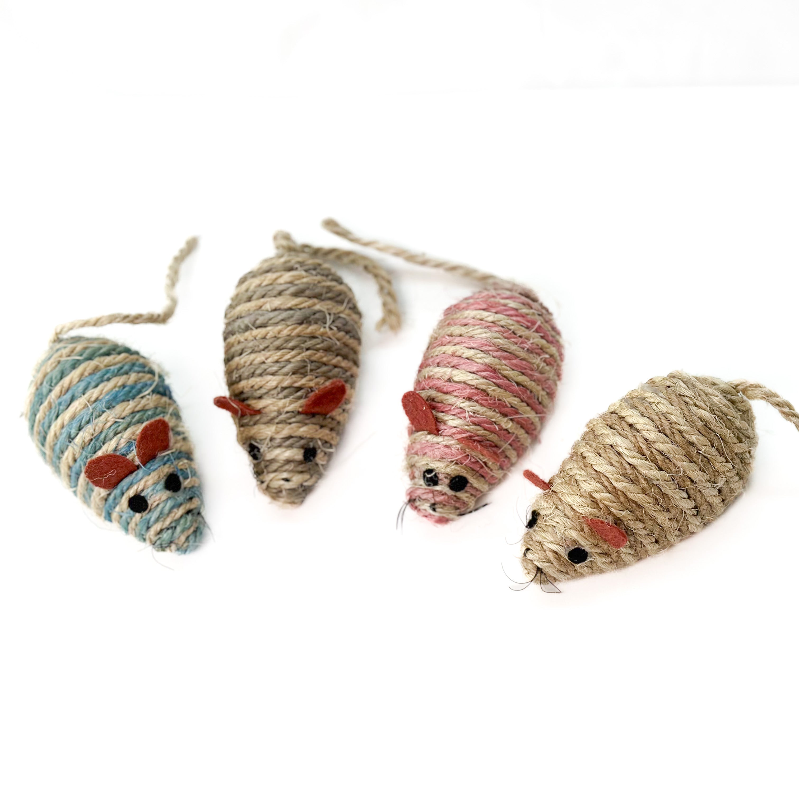 Elmato Maus XXL Sisal mit Glöckchen