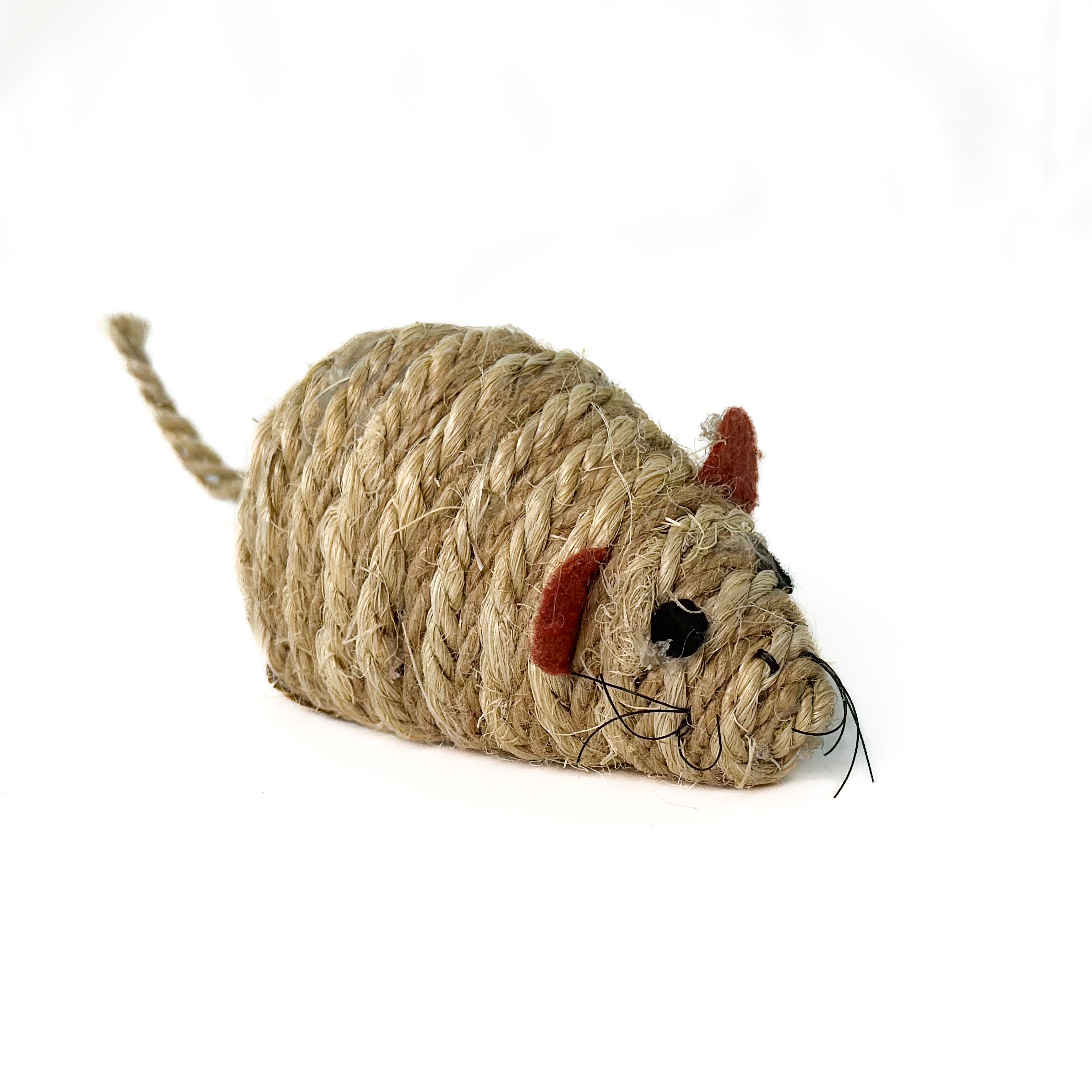 Elmato Maus XXL Sisal mit Glöckchen