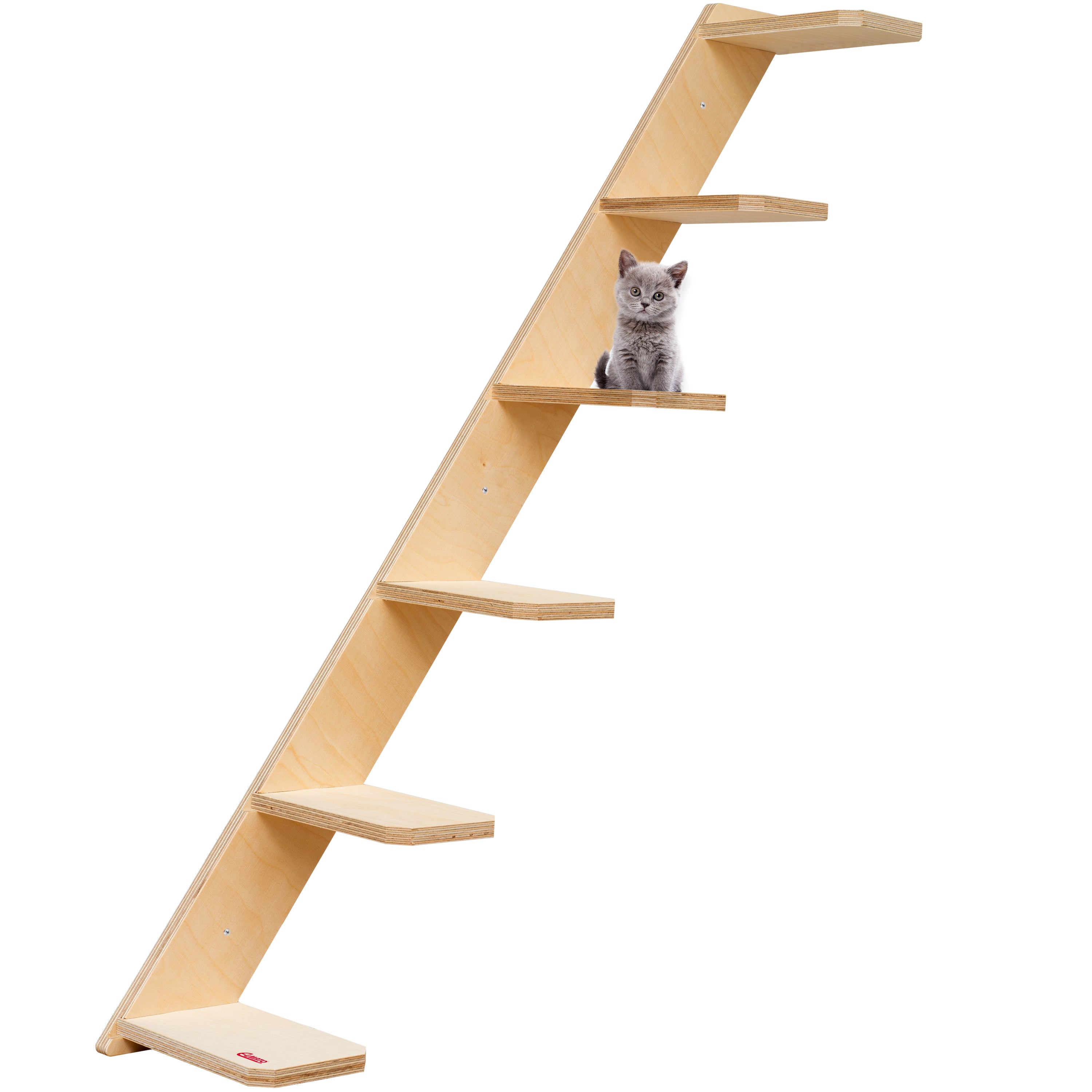 Elmato Katzen Stufentreppe, mit 3 oder 6 Sprossen, links & rechts