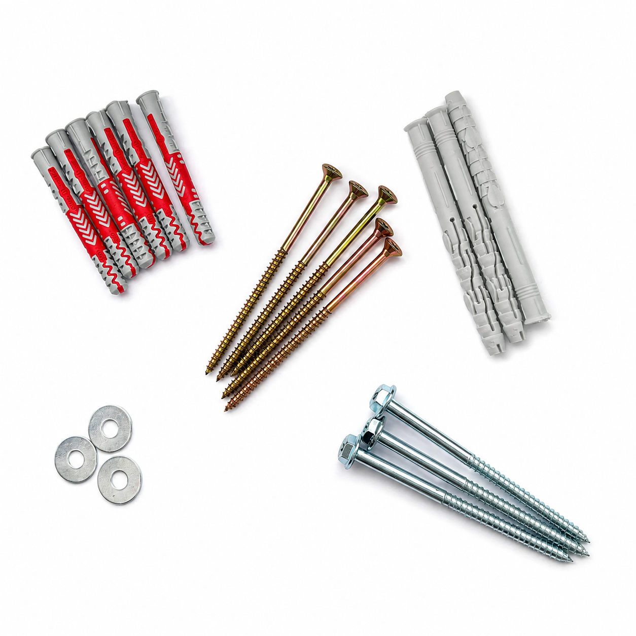 Dübel & Schrauben Set, für Rocky Wandhalterung