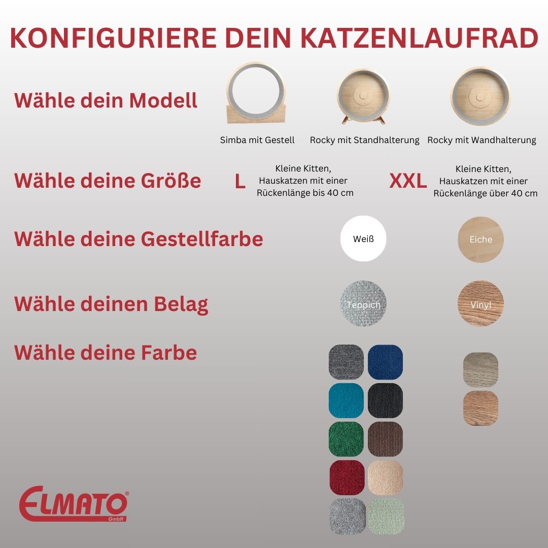 Dein individuelles Elmato Katzenlaufrad