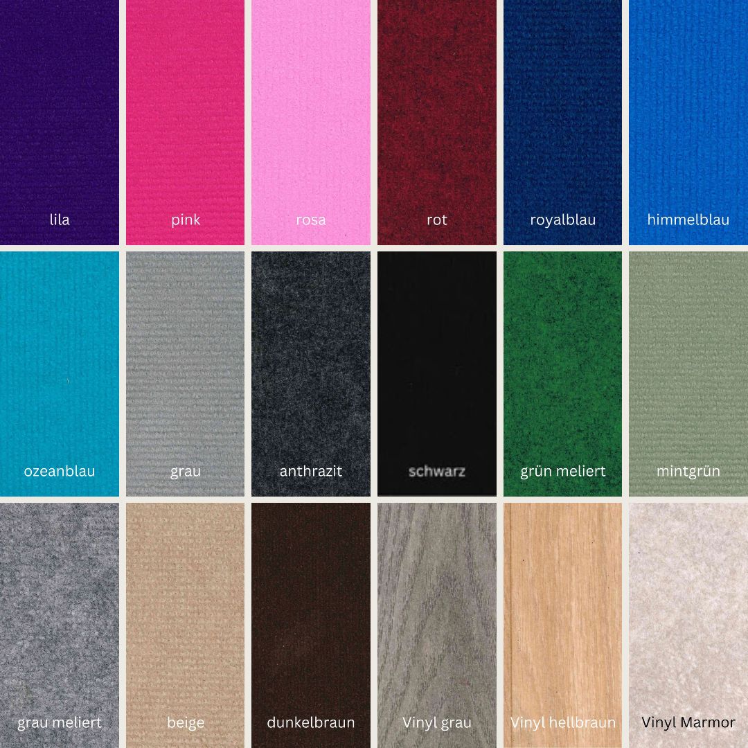 Farbmusterset 22-teilig für Ihr individuelles Elmato Katzenlaufrad