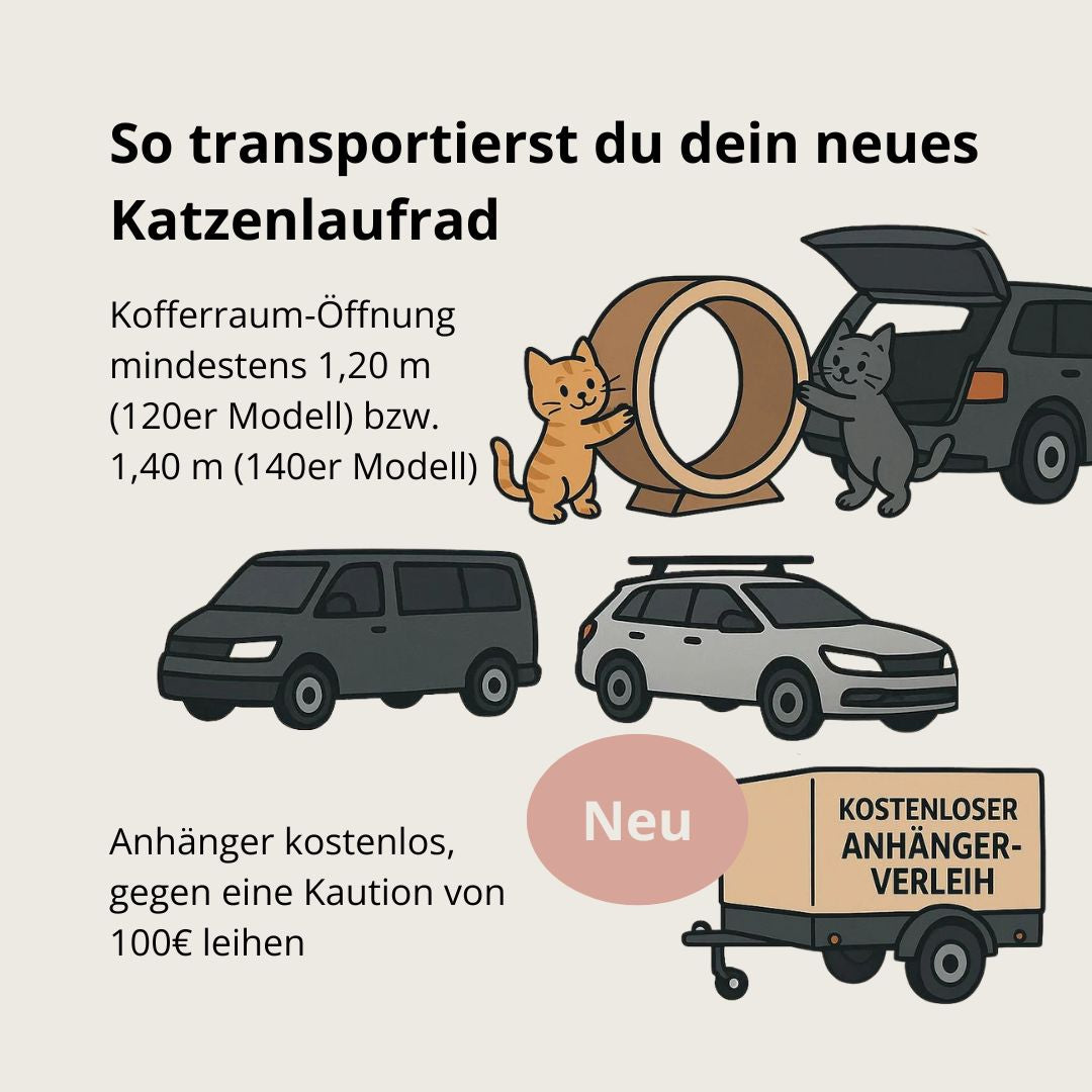 Sofort verfügbare Katzenlaufräder von ELMATO