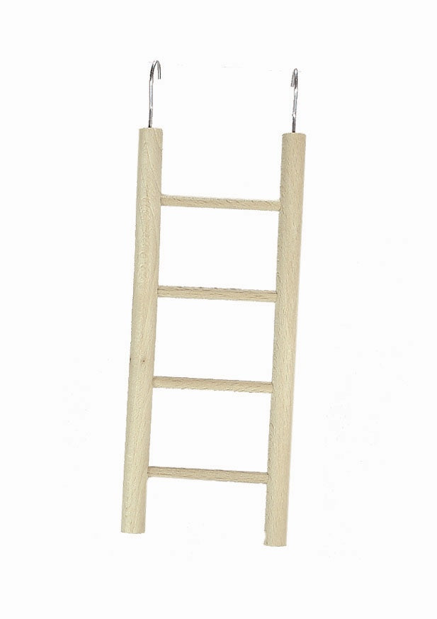 Elmato Holzleiter mit 4 oder 10 Sprossen