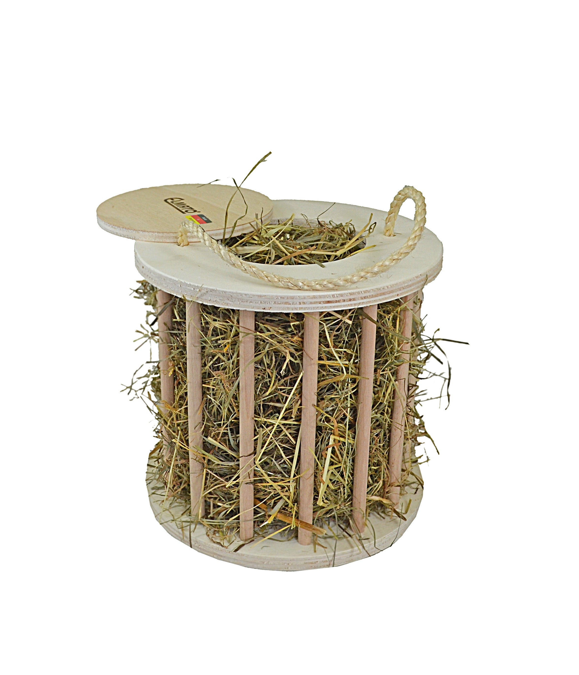 Elmato Heutrommel mit Schnur, 23 cm