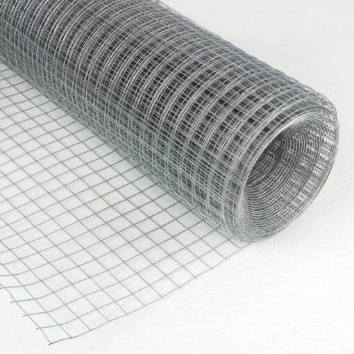 Elmato Volierendraht, verzinkt, Rolle 18 Meter