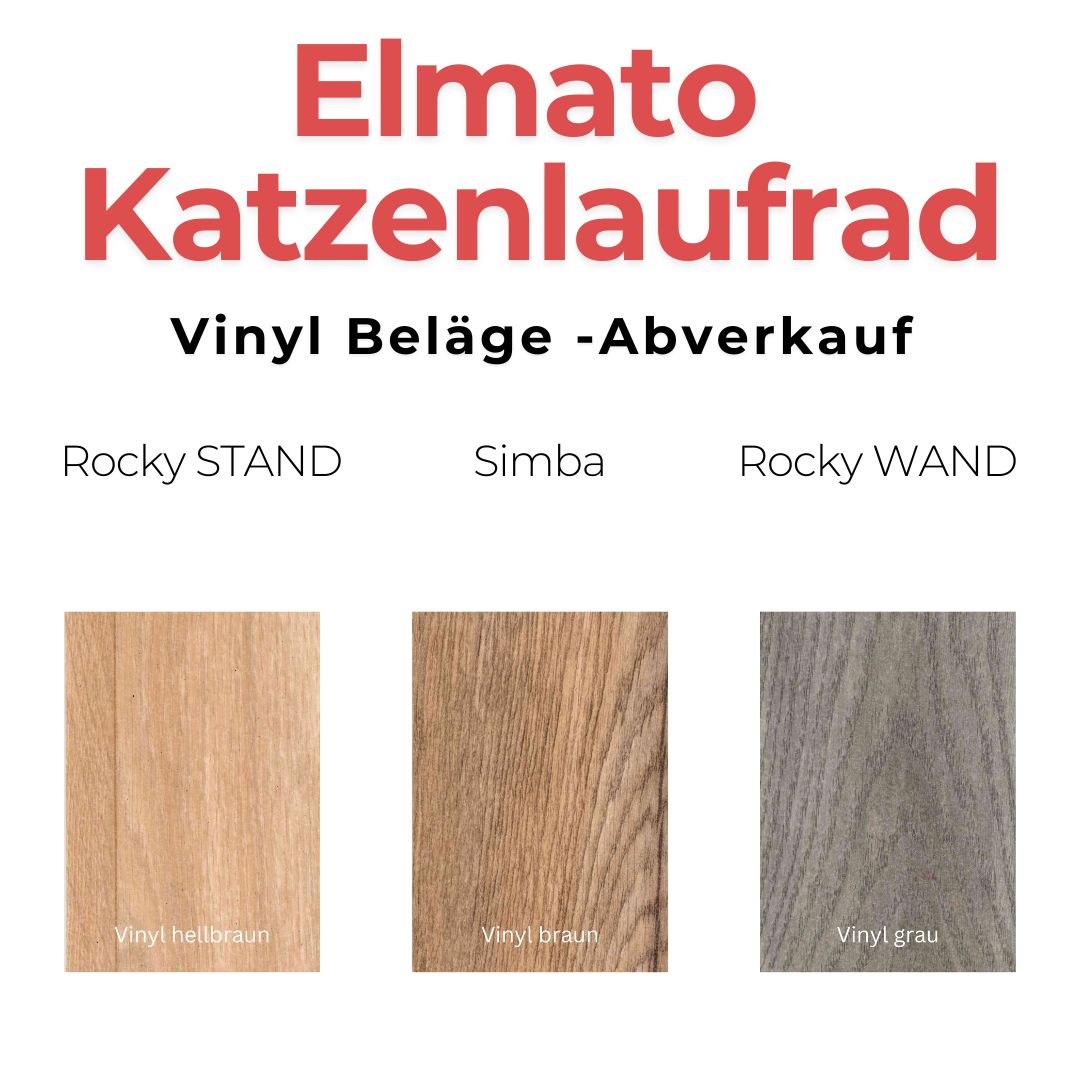 Elmato Katzenlaufrad - Vinyl Beläge - Abverkauf