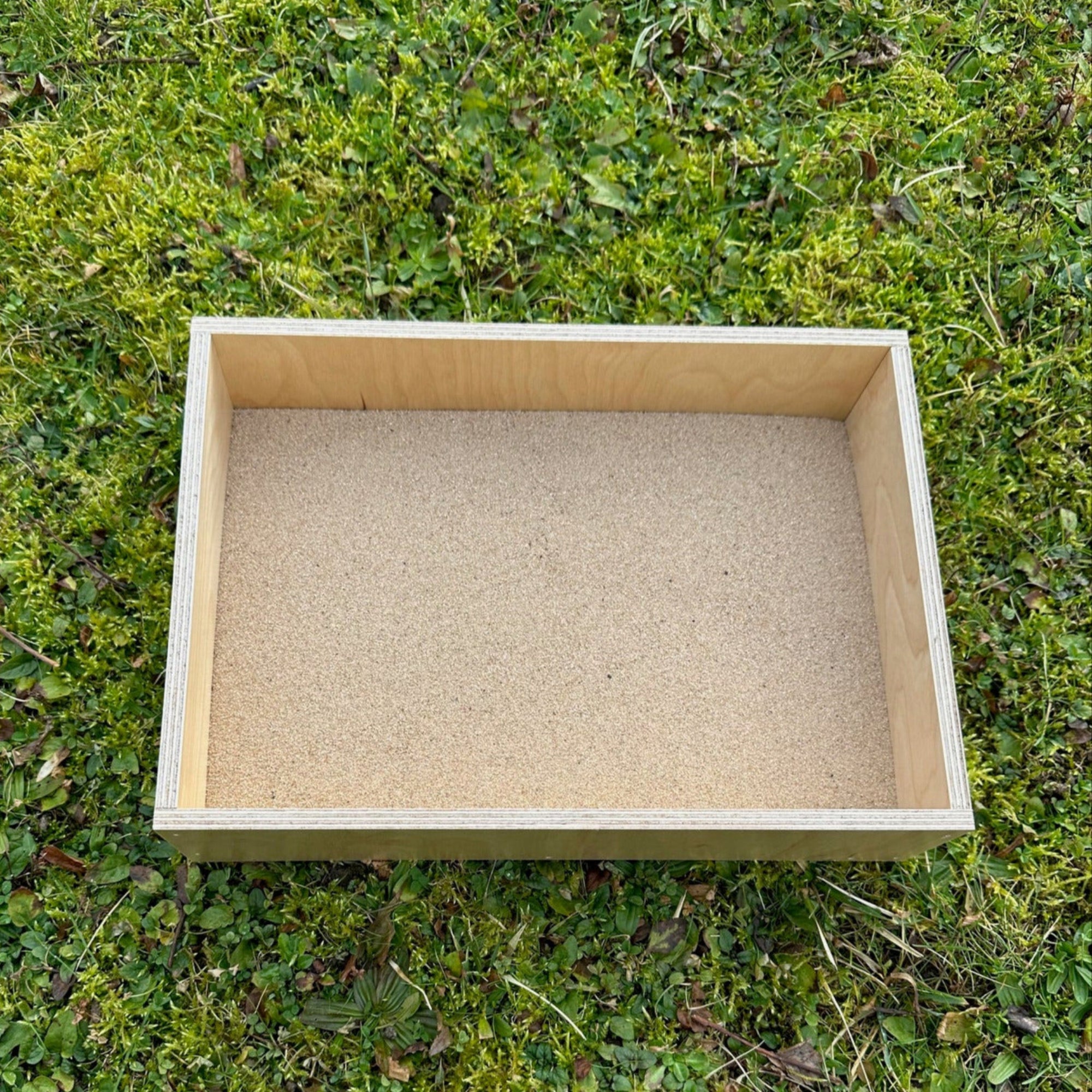 Elmato Buddelkiste HELL für Sandbad, wasserbeständig, 35x25x8cm - ABVERKAUF